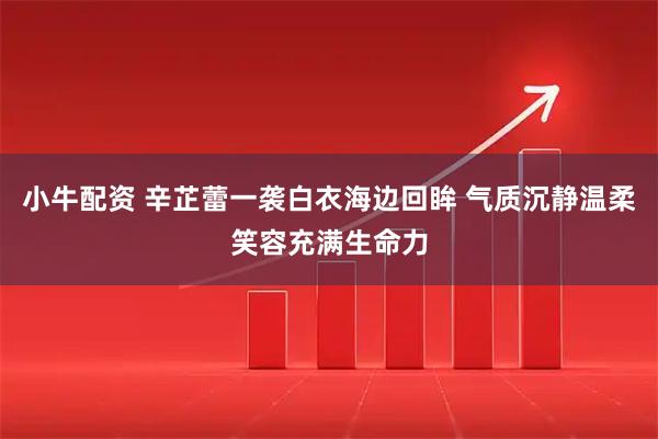小牛配资 辛芷蕾一袭白衣海边回眸 气质沉静温柔笑容充满生命力